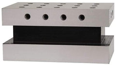 Suburban Tool - 3-1/2" Wide x 6" Deep x 3" High Steel Precision-Ground Angle Plate - Standard Plate, Machined Holes on Surface, Open End, Single Plate - Makers Industrial Supply