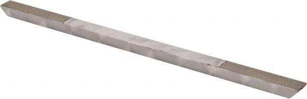 Made in USA - Very Fine & Super Fine, 1-1/2" Length of Cut, Double End Diamond Hone - 240 & 400 Grit, 1/4" Wide x 3/16" High x 6" OAL - Makers Industrial Supply