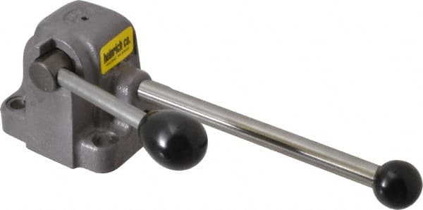 Heinrich - 3-3/16" Base Width/Diam, Work Positioner - 9" Bar Length, 3-5/16" Base Length, 2-7/8" Max Height, Model Number 2-FL - Makers Industrial Supply