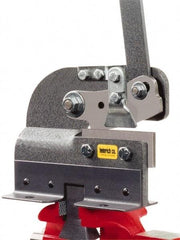 Heinrich - 4-3/8 Inch Long x 8 Inch Wide x 3-1/2 Inch Deep x 7 Inch High, Hand Slitting Bench Shear - 1/8 Inch Mild Steel Capacity - Makers Industrial Supply