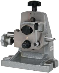 Phase II - 3.5000 to 4.0000" Centerline Height, Tailstock - Adjustable, 5C Compatible Collet Series, Use with Collet Index Fixtures - Makers Industrial Supply