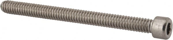 Value Collection - 1/4-20 UNC Hex Socket Drive, Socket Cap Screw - Grade 316 Stainless Steel, 3" Length Under Head - Makers Industrial Supply