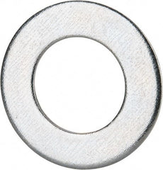 Value Collection - M36 Screw, Grade 8 Steel Standard Flat Washer - 37mm ID x 66mm OD, 5mm Thick, Zinc-Plated Finish - Makers Industrial Supply