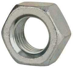 Value Collection - M30x3.50 Steel Right Hand Hex Nut - 46mm Across Flats, 24mm High, Zinc-Plated Finish - Makers Industrial Supply