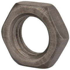 Value Collection - M20x2.50 Steel Right Hand Hex Jam Nut - 30mm Across Flats, 10mm High, Uncoated - Makers Industrial Supply