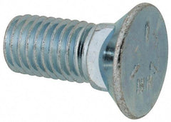 Value Collection - 5/8-11 UNC, 1-3/4" OAL, Steel Plow Bolt - Zinc-Plated Finish, Grade 5 - Makers Industrial Supply