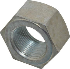 Value Collection - 1-1/4 - 12 UNF Steel Right Hand Hex Nut - 1-7/8" Across Flats, 1-1/16" High, Zinc Clear Finish - Makers Industrial Supply