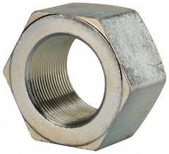 Value Collection - 1-3/4 - 12 UN Steel Right Hand Hex Nut - 2-5/8" Across Flats, 1-1/2" High, Zinc Clear Finish - Makers Industrial Supply