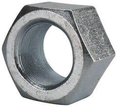 Value Collection - 2-12 UN Steel Right Hand Hex Nut - 3" Across Flats, 1-23/32" High, Zinc Clear Finish - Makers Industrial Supply