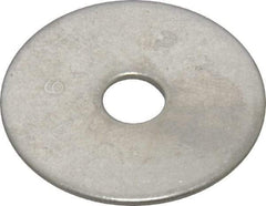 Value Collection - 1/4" Screw, Grade 316 Stainless Steel Fender Flat Washer - 1/4" ID x 1-1/4" OD, 0.057" Thick, Plain Finish - Makers Industrial Supply