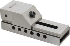 Interstate - 2" Jaw Width, 2-1/2" Jaw Opening Capacity, 1" Jaw Height, Toolmaker's Vise - Flat Jaw, 0.0002" Parallelism, 0.0002" Squareness, 5-1/2" OAL x 1-31/32" OAH - Makers Industrial Supply