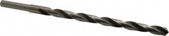 Michigan Drill - 19/32" Drill, 118° Point, High Speed Steel Silver Deming & Reduced Shank Drill Bit - Oxide Finish, 12" OAL, Straight Shank, 9" Flute Length, Right Hand Cut, Standard Point, Spiral Flute, Regular Spiral - Makers Industrial Supply