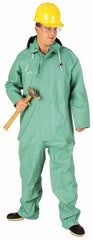 OnGuard - Size S, Green, Chemical Coverall - 1 Pocket, Open Ankle, Open Wrist - Makers Industrial Supply