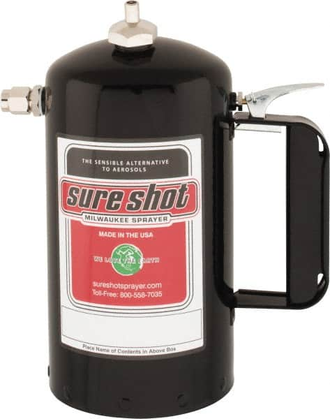 Sure Shot - Enameled Steel Paint Sprayer with Adjustable Plastic Nozzle - 32 oz Capacity, 200 Max psi - Makers Industrial Supply