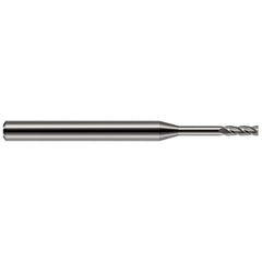 Harvey Tool - 0.5mm, 0.06" LOC, 1/8" Shank Diam, 1-1/2" OAL, 4 Flute Solid Carbide Square End Mill - Exact Industrial Supply