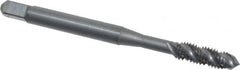 Hertel - #10-32 UNF 3 Flute 2B Plug Spiral Flute Tap - High Speed Steel, Oxide Finish, 2-3/8" OAL, Right Hand Flute, Right Hand Thread, H3 - Makers Industrial Supply