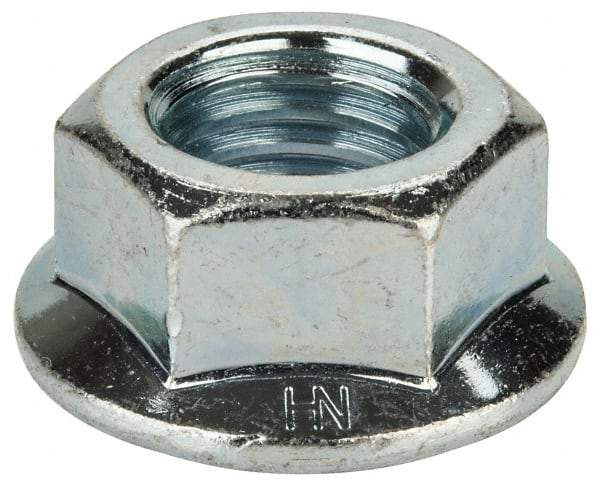 Value Collection - 3/4-10, 1-1/2" Flange Diam, Serrated Flange Nut - Grade Grade 2 Steel, Zinc-Plated Finish, 0.675" Flange Height - Makers Industrial Supply