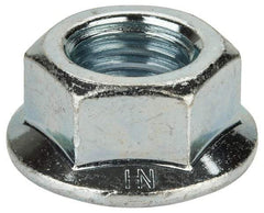 Value Collection - 3/4-10, 1-1/2" Flange Diam, Serrated Flange Nut - Grade Grade 2 Steel, Zinc-Plated Finish, 0.675" Flange Height - Makers Industrial Supply