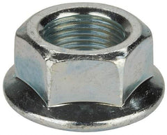 Value Collection - 3/4-16, 1-1/2" Flange Diam, Serrated Flange Nut - Grade Grade 2 Steel, Zinc-Plated Finish, 0.675" Flange Height - Makers Industrial Supply