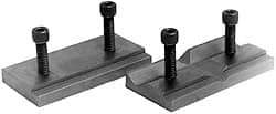 Cardinal Tool - 8" Wide x 3mm High, Step Vise Jaw - Hard, Steel, Fixed Jaw, Compatible with 8" Vises - Makers Industrial Supply