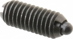 Gibraltar - 10-32, 0.468" Thread Length, 0.065" Plunger Projection, Steel Threaded Spring Plunger - 0.093" Max Plunger Diam, 0.468" Plunger Length, 1.7 Lb Init End Force, 6.2 Lb Final End Force - Makers Industrial Supply