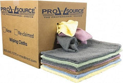 PRO-SOURCE - Virgin Cotton Car Wash Towels - Assorted Colors, Terry Cloth, Low Lint, 10 Lbs. at 2 to 4 per Pound, Box - Makers Industrial Supply