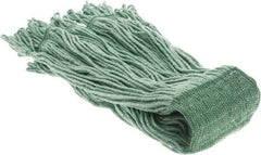 PRO-SOURCE - 5" Green Head Band, X-Large Blended Fiber Loop End Mop Head - 4 Ply, Clamp Jaw Connection, Use for General Purpose - Makers Industrial Supply