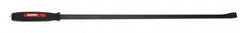 Mayhew - 42" OAL Straight Screwdriver Pry Bar - 7/8" Wide, Alloy Steel - Makers Industrial Supply