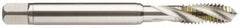 Guhring - 5/8-18 UNF 4 Flute 2BX Modified Bottoming Spiral Flute Tap - Powdered Metal, TiAlN Finish, 110mm OAL, Right Hand Flute, Right Hand Thread, Series 2923 - Makers Industrial Supply