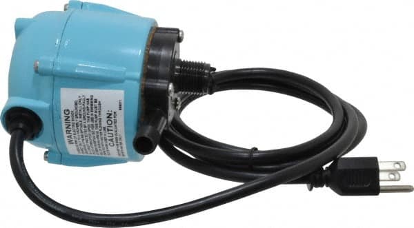 Little Giant Pumps - 1/150 HP, 3.2 psi, Aluminum Miniature Submersible Pump - 1/4 Inch Inlet, 1/4 Inch Outlet, 6 Ft. Long Power Cord, 1.1 Amp - Makers Industrial Supply