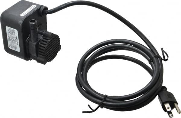 Little Giant Pumps - 1/125 HP, 3 psi, Aluminum Miniature Submersible Pump - 1/4 Inch Inlet, 1/2 Inch Outlet, 6 Ft. Long Power Cord, 0.6 Amp - Makers Industrial Supply