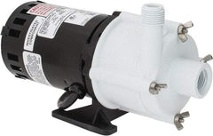 Little Giant Pumps - 1/30 HP, 14.6 Shut Off Feet, Magnetic Drive Pump - 3100 RPM, 1 Phase, 60 Hz - Makers Industrial Supply