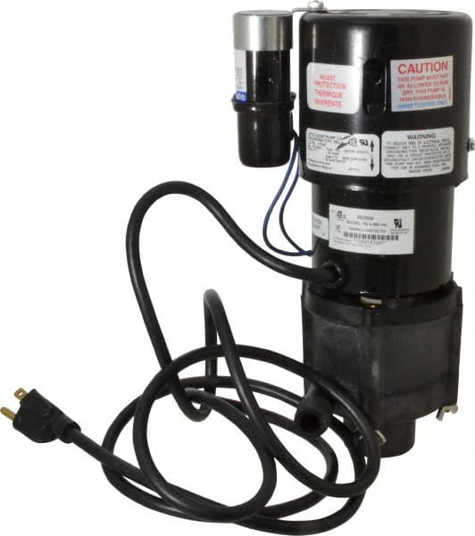 Little Giant Pumps - 1/10 HP, 10-1/2 Working PSI, 24.3 Shut Off Feet, Magnetic Drive Pump - 3000 RPM, 1 Phase, 60 Hz, 1.7 Amps - Makers Industrial Supply