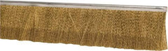 PRO-SOURCE - 5/16" Back Strip Brush Width, Stainless Steel Back Strip Brush - 2" Bristle Length, Stainless Steel, 36" OAL - Makers Industrial Supply