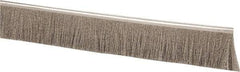 PRO-SOURCE - 1/2" Back Strip Brush Width, Stainless Steel Back Strip Brush - 2" Bristle Length, Stainless Steel, 36" OAL - Makers Industrial Supply