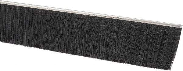 PRO-SOURCE - 1/2" Back Strip Brush Width, Stainless Steel Back Strip Brush - 3" Bristle Length, Nylon, 72" OAL - Makers Industrial Supply