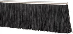 PRO-SOURCE - 1/2" Back Strip Brush Width, Stainless Steel Back Strip Brush - 6" Bristle Length, Nylon, 72" OAL - Makers Industrial Supply