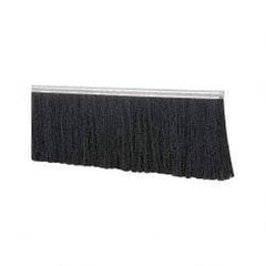 Value Collection - 5/16" Back Strip Brush Width, Stainless Steel Back Strip Brush - 4" Bristle Length, Nylon, 36" OAL - Makers Industrial Supply