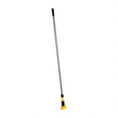 Rubbermaid - 60" Fiberglass Quick Connect Mop Handle - 5" Wet Mop Head Band, Plastic Connector, Use with Wet Mops - Makers Industrial Supply