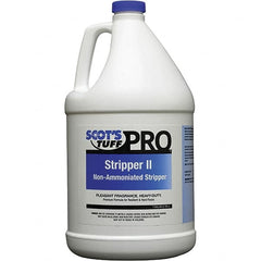 Scot's Tuff - 1 Gal Bottle Stripper - Use on Metal Interlock Finishes, Polymer Finishes, Wax Finishes - Makers Industrial Supply