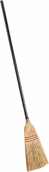 PRO-SOURCE - 55" OAL Corn Bristle Broom - Wood Handle - Makers Industrial Supply