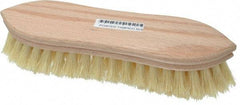 PRO-SOURCE - 1" Bristle Length, Tampico Scrub Brush - 9" OAL, Hardwood Block - Makers Industrial Supply