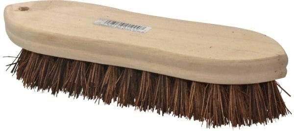 PRO-SOURCE - 1" Bristle Length, Palmyra Scrub Brush - 9" OAL, Hardwood Block - Makers Industrial Supply