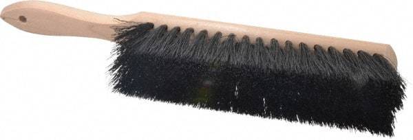 PRO-SOURCE - Polypropylene Counter Duster - 2-1/2" Bristle Length, 9" Long Head, Hardwood Handle, Black - Makers Industrial Supply