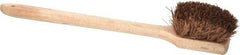 PRO-SOURCE - 2" Bristle Length, Palmyra Utility Scrub Brush - 20" OAL, Hardwood Block - Makers Industrial Supply