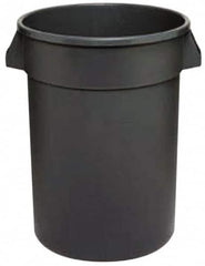 Continental - 44 Gal Gray Round Trash Can - Polyethylene - Makers Industrial Supply