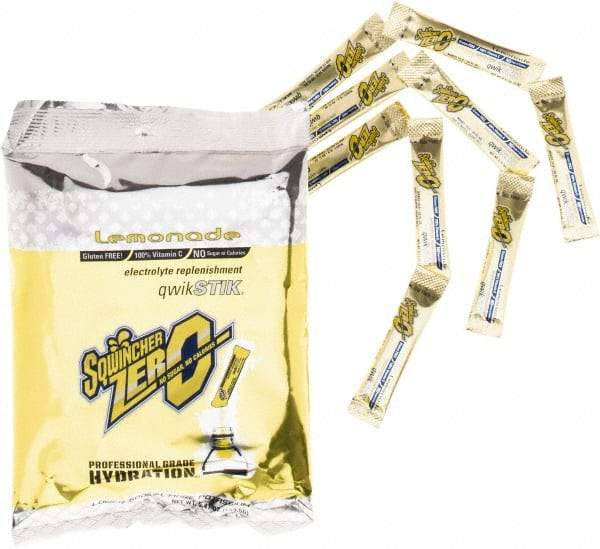 Sqwincher - 0.11 oz Packet Sugar Free Lemonade Activity Drink - Powdered, Yields 20 oz - Makers Industrial Supply