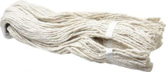 PRO-SOURCE - 5" White Head Band, Small Cotton Cut End Mop Head - 4 Ply, Clamp Jaw Connection, Use for General Purpose - Makers Industrial Supply