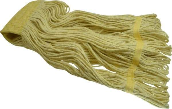 PRO-SOURCE - White Head Band, X-Large Rayon Loop End Mop Head - 4 Ply - Makers Industrial Supply