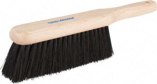 PRO-SOURCE - Polypropylene Counter Duster - 2-1/2" Bristle Length, 8" Long Head, Hardwood Handle, Black - Makers Industrial Supply